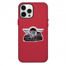 MINI Cooper Phone Case For iPhone Samsung Galaxy Pixel OnePlus Vivo Xiaomi Asus Sony Motorola Nokia - MINI Cooper Black Sticker On Logo Background