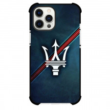 Maserati Phone Case For iPhone Samsung Galaxy Pixel OnePlus Vivo Xiaomi Asus Sony Motorola Nokia - Maserati Logo Red Zipper