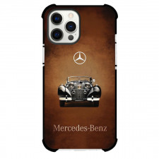 Mercedes-Benz Phone Case For iPhone Samsung Galaxy Pixel OnePlus Vivo Xiaomi Asus Sony Motorola Nokia - Mercedes-Benz 600 On Retro Background