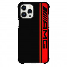 Mercedes-Benz Phone Case For iPhone Samsung Galaxy Pixel OnePlus Vivo Xiaomi Asus Sony Motorola Nokia - Mercedes-Benz AMG Red Branding On Black Background