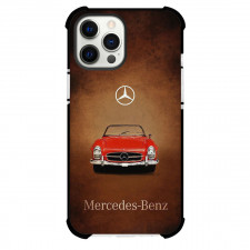 Mercedes-Benz Phone Case For iPhone Samsung Galaxy Pixel OnePlus Vivo Xiaomi Asus Sony Motorola Nokia - Mercedes-Benz 300 SL Red Color On Retro Background