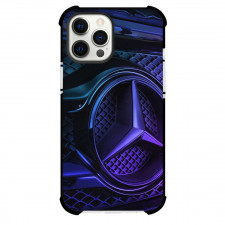 Mercedes-Benz Phone Case For iPhone Samsung Galaxy Pixel OnePlus Vivo Xiaomi Asus Sony Motorola Nokia - Mercedes-Benz Purple Logo Poster