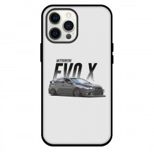 Mitsubishi Phone Case For iPhone Samsung Galaxy Pixel OnePlus Vivo Xiaomi Asus Sony Motorola Nokia - Mitsubishi Evo X Gray Color Illustration On White Background