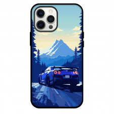 Nissan Phone Case For iPhone Samsung Galaxy Pixel OnePlus Vivo Xiaomi Asus Sony Motorola Nokia - Nissan Skyline GTR R35 JDM Blue Illustration Art