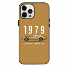 Pontiac Phone Case For iPhone Samsung Galaxy Pixel OnePlus Vivo Xiaomi Asus Sony Motorola Nokia - 1979 Pontiac Trans AM Illustration Art On Brown Background
