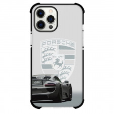 Porsche Phone Case For iPhone Samsung Galaxy Pixel OnePlus Vivo Xiaomi Asus Sony Motorola Nokia - Porsche 918 Spyder Silver Back Illustration