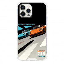 Porsche Phone Case For iPhone Samsung Galaxy Pixel OnePlus Vivo Xiaomi Asus Sony Motorola Nokia - Porsche Boxster 718 Cayman Illustration Art