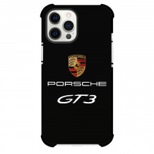 Porsche Case For iPhone Samsung Galaxy Pixel OnePlus Vivo Xiaomi Asus Sony Motorola Nokia - GT3 Font and Logo Black Background
