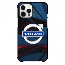 Volvo Phone Case For iPhone Samsung Galaxy Pixel OnePlus Vivo Xiaomi Asus Sony Motorola Nokia - Volvo Logo 1999-2013 On Dark Abstract Background