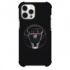 Volvo Phone Case For iPhone Samsung Galaxy Pixel OnePlus Vivo Xiaomi Asus Sony Motorola Nokia - Volvo V40 Cross-Country Steering On Black Background