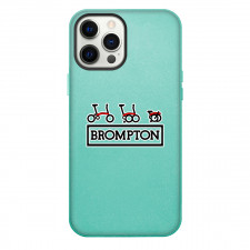 Brompton Phone Case For iPhone Samsung Galaxy Pixel OnePlus Vivo Xiaomi Asus Sony Motorola Nokia - Brompton Compact Bicycle Logo Sticker