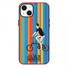 Brompton Phone Case For iPhone Samsung Galaxy Pixel OnePlus Vivo Xiaomi Asus Sony Motorola Nokia - Brompton Retro Rainbow Cycling Poster