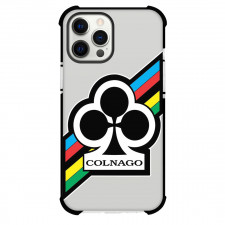 Colnago Phone Case For iPhone Samsung Galaxy Pixel OnePlus Vivo Xiaomi Asus Sony Motorola Nokia - Colnago Bicycle Brand Logo On Stripe Background Sticker