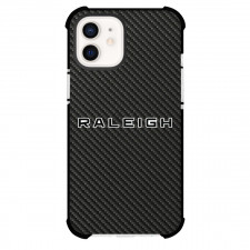 Raleigh Phone Case For iPhone Samsung Galaxy Pixel OnePlus Vivo Xiaomi Asus Sony Motorola Nokia - Raleigh Bike Brand Logo On Carbon Fiber Background