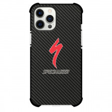 Specialized Phone Case For iPhone Samsung Galaxy Pixel OnePlus Vivo Xiaomi Asus Sony Motorola Nokia - Specialized Bike Brand Logo On Carbon Fiber Background