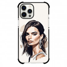 Emily Ratajkowski Phone Case For iPhone Samsung Galaxy Pixel OnePlus Vivo Xiaomi Asus Sony Motorola Nokia - Emily Ratajkowski Sketch Art