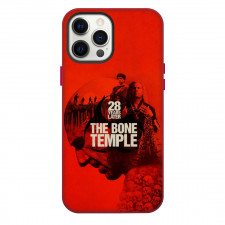 28 Years Later The Bone Temple Phone Case For iPhone Samsung Galaxy Pixel OnePlus Vivo Xiaomi Asus Sony Motorola Nokia - 28 Years Later The Bone Temple Red Silhouette Series Poster