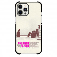 American Psycho Phone Case For iPhone Samsung Galaxy Pixel OnePlus Vivo Xiaomi Asus Sony Motorola Nokia - American Psycho Minimalist Poster Beige Background
