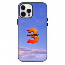 The Angry Birds Movie 3 Phone Case For iPhone Samsung Galaxy Pixel OnePlus Vivo Xiaomi Asus Sony Motorola Nokia - The Angry Birds Movie 3 Logo On Sky Background