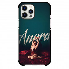 Anora Ani Phone Case For iPhone Samsung Galaxy Pixel OnePlus Vivo Xiaomi Asus Sony Motorola Nokia - Ani Sitting On Red Bed On Green Background
