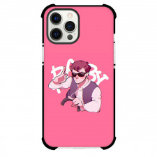 Baby Driver Phone Case For iPhone Samsung Galaxy Pixel OnePlus Vivo Xiaomi Asus Sony Motorola Nokia - Baby Driver Cartoon Art Pink Background