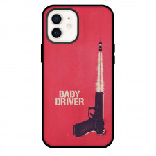 Baby Driver Phone Case For iPhone Samsung Galaxy Pixel OnePlus Vivo Xiaomi Asus Sony Motorola Nokia - Baby Driver Motion Poster Red Background