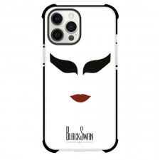 Black Swan Phone Case For iPhone Samsung Galaxy Pixel OnePlus Vivo Xiaomi Asus Sony Motorola Nokia - Black Swan Logo On White Background