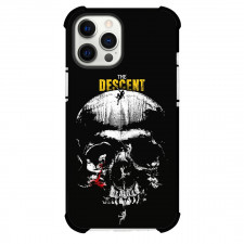 The Descent Phone Case For iPhone Samsung Galaxy Pixel OnePlus Vivo Xiaomi Asus Sony Motorola Nokia - Skull Grayscale Poster