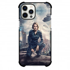 Divergent For iPhone Samsung Galaxy Pixel OnePlus Vivo Xiaomi Asus Sony Motorola Nokia - Tris Crouching Illustration