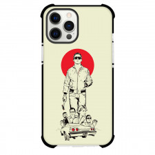 Drive Phone Case For iPhone Samsung Galaxy Pixel OnePlus Vivo Xiaomi Asus Sony Motorola Nokia - Drive Movie Ryan Gosling Illustration Art On Beige Background