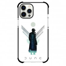 Dune Phone Case For iPhone Samsung Galaxy Pixel OnePlus Vivo Xiaomi Asus Sony Motorola Nokia - Dune Paul Atreides Silhouette Poster White Background