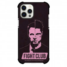 Fight Club Phone Case For iPhone Samsung Galaxy Pixel OnePlus Vivo Xiaomi Asus Sony Motorola Nokia - Fight Club Brand Pit Split Portrait Pink Poster