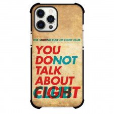 Fight Club Phone Case For iPhone Samsung Galaxy Pixel OnePlus Vivo Xiaomi Asus Sony Motorola Nokia - Fight Club Typographic Retro Poster