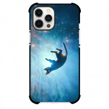 Flow Cat Phone Case For iPhone Samsung Galaxy Pixel OnePlus Vivo Xiaomi Asus Sony Motorola Nokia - Flow Cat Floating On Universe Poster