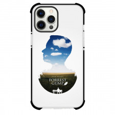 Forrest Gump Phone Case For iPhone Samsung Galaxy Pixel OnePlus Vivo Xiaomi Asus Sony Motorola Nokia - Forrest Gump 1994 Silhouette Poster White Background