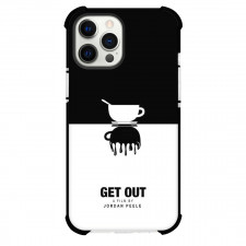 Get Out Phone Case For iPhone Samsung Galaxy Pixel OnePlus Vivo Xiaomi Asus Sony Motorola Nokia - Get Out Movie Minimal Black And White Poster