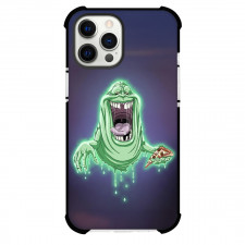 Ghostbusters Slimer Phone Case For iPhone Samsung Galaxy Pixel OnePlus Vivo Xiaomi Asus Sony Motorola Nokia - Ghostbusters Slimer Melting And Holding Pizza Poster