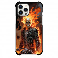Ghost Rider Phone Case For iPhone Samsung Galaxy Pixel OnePlus Vivo Xiaomi Asus Sony Motorola Nokia - Ghost Rider Standing Flaming Skull Poster