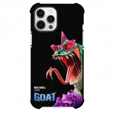 Goat Modo Phone Case For iPhone Samsung Galaxy Pixel OnePlus Vivo Xiaomi Asus Sony Motorola Nokia - Modo Portrait On Dark Background