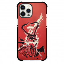 Hellboy Phone Case For iPhone Samsung Galaxy Pixel OnePlus Vivo Xiaomi Asus Sony Motorola Nokia - Hellboy Illustration Art On Red Background