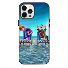 Hotel Transylvania Phone Case For iPhone Samsung Galaxy Pixel OnePlus Vivo Xiaomi Asus Sony Motorola Nokia - Characters In Beach Relaxing Illustration