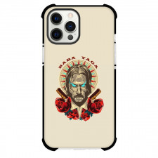 John Wick Phone Case For iPhone Samsung Galaxy Pixel OnePlus Vivo Xiaomi Asus Sony Motorola Nokia - John Wick Avatar Illustration Art Baba Yaga On Beige Background