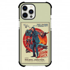 John Wick Phone Case For iPhone Samsung Galaxy Pixel OnePlus Vivo Xiaomi Asus Sony Motorola Nokia - John Wick Retro Movie Poster