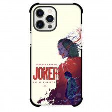 Joker Phone Case For iPhone Samsung Galaxy Pixel OnePlus Vivo Xiaomi Asus Sony Motorola Nokia - Joker Movie Poster Illustration On Beige Background