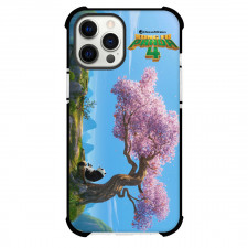 Kung Fu Panda 4 Phone Case For iPhone Samsung Galaxy Pixel OnePlus Vivo Xiaomi Asus Sony Motorola Nokia - Kung Fu Panda 4 Panda Sitting Near Peach Tree
