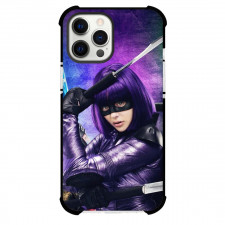Kick-Ass Phone Case For iPhone Samsung Galaxy Pixel OnePlus Vivo Xiaomi Asus Sony Motorola Nokia - Kick-Ass Hit Girl Holding Couteau On Purple Background