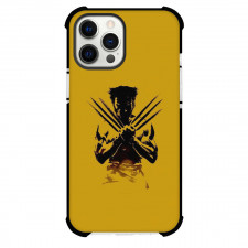Logan Phone Case For iPhone Samsung Galaxy Pixel OnePlus Vivo Xiaomi Asus Sony Motorola Nokia - Logan Wolverine Art On Yellow Background