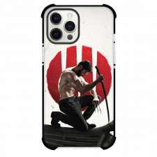 Logan Phone Case For iPhone Samsung Galaxy Pixel OnePlus Vivo Xiaomi Asus Sony Motorola Nokia - Logan Wolverine Sitting And Holding Samurai Poster