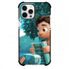 Luca Phone Case For iPhone Samsung Galaxy Pixel OnePlus Vivo Xiaomi Asus Sony Motorola Nokia - Luca Paguro Holding Chair Poster