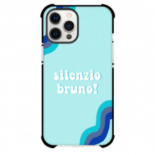 Luca Phone Case For iPhone Samsung Galaxy Pixel OnePlus Vivo Xiaomi Asus Sony Motorola Nokia - Luca Silenzio Bruno Text On Sky Blue Background